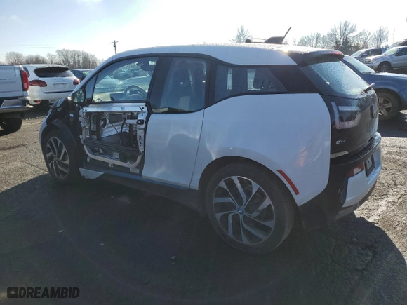2017 BMW i3 with VIN WBY1Z6C37H7A39708, listed as a Copart auction lot 44430615 with 38,765 mi miles and Salvage Title. Bid and sale history available at carsss.com. Image 2.