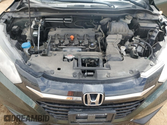 2016 Honda HR-V EX-L w/Navi with VIN 3CZRU6H77GM761013, listed as a Copart auction lot 53153565 with 37,363 mi miles and Salvage Title. Bid and sale history available at carsss.com. Image 13.