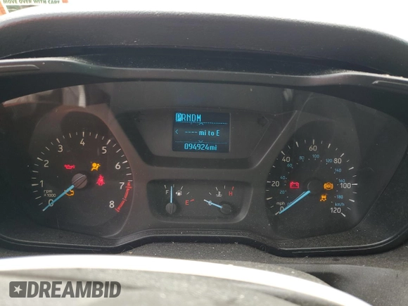 2018 Ford Transit with VIN 1FTYE1CM2JKA74311, listed as a Copart auction lot 73213294 with 94,924 mi miles and Salvage Title. Bid and sale history available at DreamBid. Image 9.