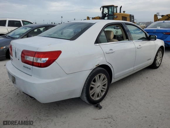 2006 Lincoln Zephyr with VIN 3LNHM26126R668308, listed as a Copart auction lot 76798854 with 0 mi miles and Salvage Title. Bid and sale history available at carsss.com. Image 3.