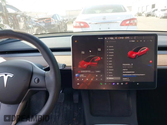 2022 Tesla Model 3 Long Range with VIN 5YJ3E1EB3NF273540, listed as a IAAI auction lot 41978069 with 27,247 mi miles and . Bid and sale history available at DreamBid. Image 19.