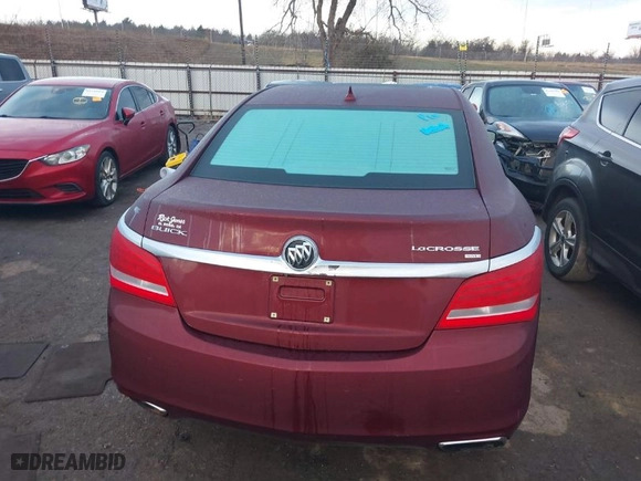 2014 Buick LaCrosse Premium I with VIN 1G4GE5G32EF294286, listed as a IAAI auction lot 41193977 with 64,954 mi miles. Bid and sale history available at carsss.com. Image 16.