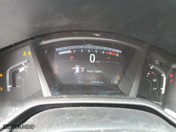 2022 Honda CR-V EX-L with VIN 5J6RW2H81NA012195, listed as a Copart auction lot 45746725 with 42,038 mi miles and Salvage Title. Bid and sale history available at carsss.com. Image 9.