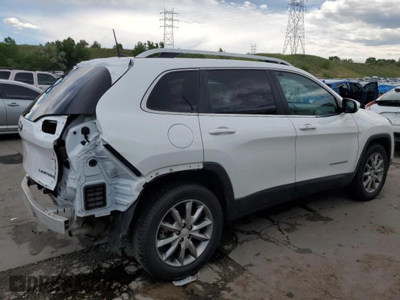 2018 Jeep Cherokee Limited with VIN 1C4PJMDX9JD555520, listed as a Copart auction lot 56381665 with 136,534 mi miles and Salvage title. Bid and sale history available at DreamBid. Image 3.