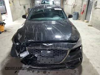 2018 Genesis G80 Sport with VIN KMHGN4JB9JU241553, listed as a Copart auction lot 79503424 with 52,927 mi miles and Salvage Title. Bid and sale history available at DreamBid. Image 5.
