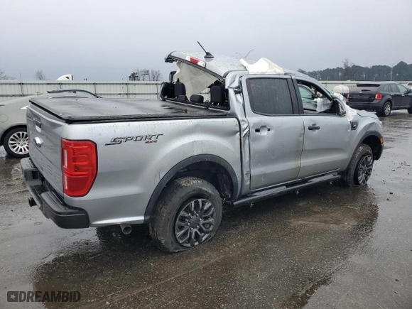 2023 Ford Ranger XL with VIN 1FTER4FH3PLE14401, listed as a Copart auction lot 41427785 with 18,492 mi miles and Salvage Title. Bid and sale history available at carsss.com. Image 3.