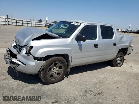 2007 Honda Ridgeline RT with VIN 2HJYK16267H517302, listed as a Copart auction lot 57607935 with Not provided miles and Salvage title. Bid and sale history available at DreamBid. Image 1.