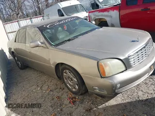 2002 Cadillac DeVille with VIN 1G6KD54Y72U305651, listed as a IAAI auction lot 41703917 with 149,510 mi miles. Bid and sale history available at carsss.com. Image 1.