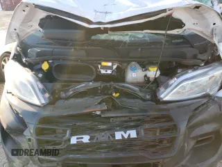 2023 Ram ProMaster z VIN 3C7WRVMG3PE556005, wystawiony jako Copart lot #77756434 z przebiegiem 10 827 mil mil oraz Szkody całkowita. Historia ofert i sprzedaży dostępna na DreamBid. Obrazek 11.