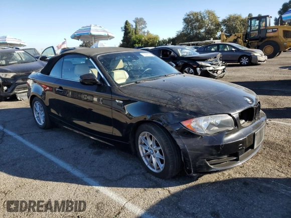 2010 BMW 1 Series 128i with VIN WBAUN1C56AVH82146, listed as a Copart auction lot 79296544 with 79,976 mi miles and Salvage title. Bid and sale history available at DreamBid. Image 4.