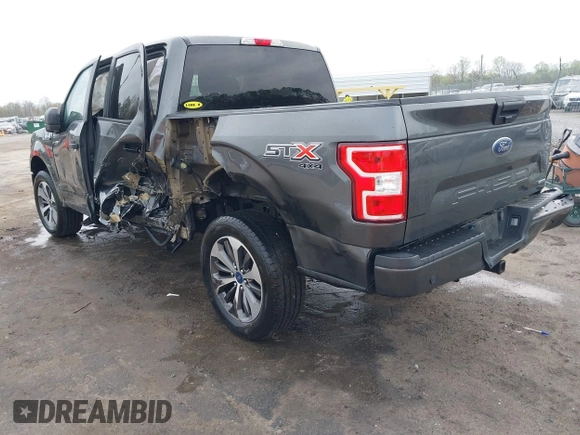 2020 Ford F-150 XL with VIN 1FTEW1EP4LFA55536, listed as a IAAI auction lot 41923442 with 99,859 mi miles and . Bid and sale history available at DreamBid. Image 3.