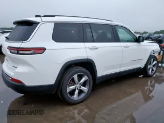 2021 Jeep Grand Cherokee Limited with VIN 1C4RJKBG2M8143632, listed as a Copart auction lot 51642815 with 45,174 mi miles and Salvage Title. Bid and sale history available at DreamBid. Image 3.