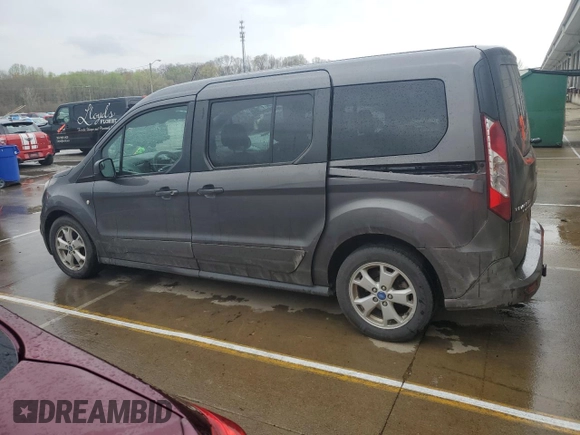 2015 Ford Transit Connect XLT with VIN NM0GE9F7XF1196358, listed as a Copart auction lot 51522205 with 198,102 mi miles and Salvage title. Bid and sale history available at DreamBid. Image 2.