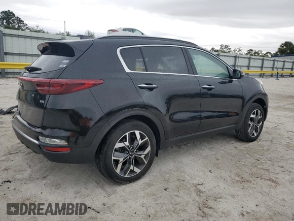 2022 Kia Sportage EX with VIN KNDPN3AC6N7975479, listed as a Copart auction lot 56774835 with 7,442 mi miles and Salvage title. Bid and sale history available at DreamBid. Image 3.