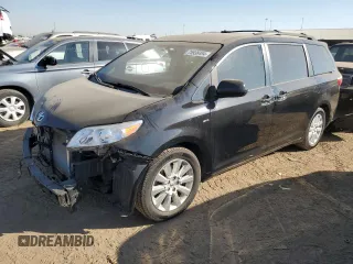 2016 Toyota Sienna LE with VIN 5TDJK3DC3GS129636, listed as a Copart auction lot 75938494 with 137,348 mi miles and Salvage Title. Bid and sale history available at carsss.com. Image 1.