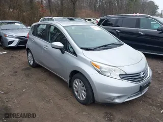 2015 Nissan Versa Note S with VIN 3N1CE2CP7FL358844, listed as a IAAI auction lot 41844966 with 59,812 mi miles. Bid and sale history available at carsss.com. Image 1.