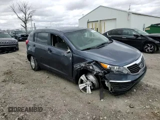 2012 Kia Sportage LX with VIN KNDPBCA26C7227327, listed as a Copart auction lot 53159915 with Not provided miles and Salvage title. Bid and sale history available at DreamBid. Image 12.