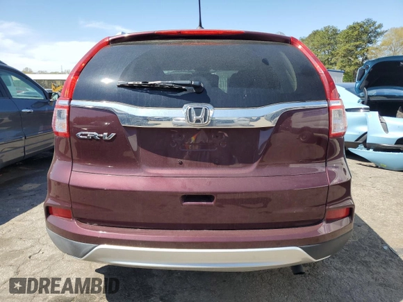 2015 Honda CR-V EX-L with VIN 2HKRM3H73FH553252, listed as a Copart auction lot 50388855 with 114,151 mi miles and Salvage Title. Bid and sale history available at carsss.com. Image 6.