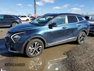 2023 Kia Sportage Hybrid EX with VIN KNDPVCAGXP7040326, listed as a Copart auction lot 47868655 with 16,806 mi miles and Salvage Title. Bid and sale history available at carsss.com. Image 1.