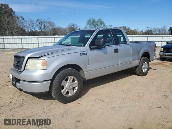 2005 Ford F-150 STX with VIN 1FTRX12W75NB68657, listed as a Copart auction lot 47725095 with 201,357 mi miles and Salvage title. Bid and sale history available at DreamBid. Image 1.