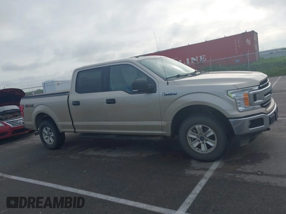 2018 Ford F-150 XL with VIN 1FTFW1EG2JKE19350, listed as a IAAI auction lot 42638640 with 145,595 mi miles and . Bid and sale history available at DreamBid. Image 13.