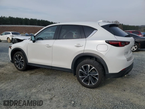 2023 Mazda CX-5 2.5 S Premium Package with VIN JM3KFBDM4P0182545, listed as a Copart auction lot 48975625 with 19,152 mi miles and Salvage Title. Bid and sale history available at carsss.com. Image 2.