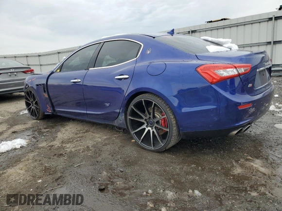 2016 Maserati Ghibli S Q4 with VIN ZAM57RTA9G1191475, listed as a Copart auction lot 39292114 with 84,071 mi miles. Bid and sale history available at carsss.com. Image 2.