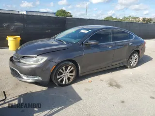 2015 Chrysler 200 Limited z VIN 1C3CCCAB4FN718771, wystawiony jako Copart lot #60674935 z przebiegiem 201 276 mil mil oraz Czysty tytuł • Clean title. Historia ofert i sprzedaży dostępna na DreamBid. Obrazek 1.