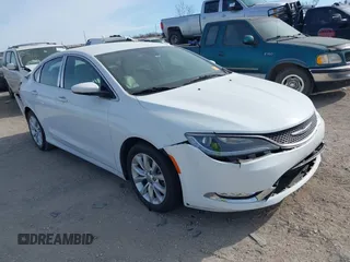 2015 Chrysler 200 C with VIN 1C3CCCCG4FN646351, listed as a IAAI auction lot 41085612 with Not Provided miles and . Bid and sale history available at carsss.com. Image 1.