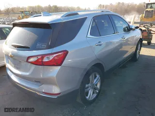 2018 Chevrolet Equinox Premier with VIN 3GNAXMEV9JS501997, listed as a IAAI auction lot 41886502 with 135,596 mi miles. Bid and sale history available at carsss.com. Image 4.