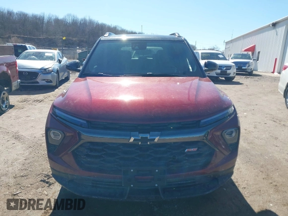 2025 Chevrolet TrailBlazer RS with VIN KL79MTSL4SB008868, listed as a IAAI auction lot 41742901 with 3,543 mi miles. Bid and sale history available at carsss.com. Image 12.
