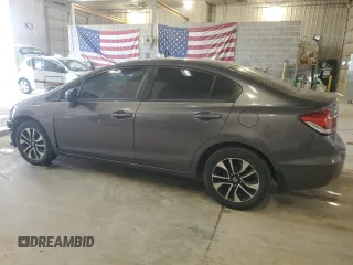 2014 Honda Civic Sedan EX with VIN 19XFB2F89EE047734, listed as a Copart auction lot 52445725 with 96,822 mi miles and Salvage Title. Bid and sale history available at carsss.com. Image 2.