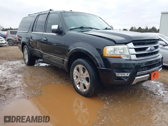 2015 Ford Expedition EL Platinum with VIN 1FMJK1LT3FEF36538, listed as a IAAI auction lot 41570859 with 136,543 mi miles. Bid and sale history available at carsss.com. Image 1.