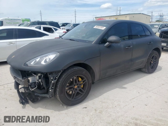 2017 Porsche Macan with VIN WP1AA2A5XHLB81267, listed as a Copart auction lot 56002305 with 72,202 mi miles and Salvage title. Bid and sale history available at DreamBid. Image 1.
