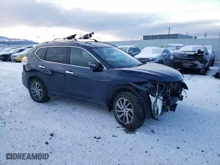 2015 Nissan Rogue SL with VIN 5N1AT2MV9FC836387, listed as a Copart auction lot 44645575 with 120,494 mi miles and Salvage Title. Bid and sale history available at carsss.com. Image 12.