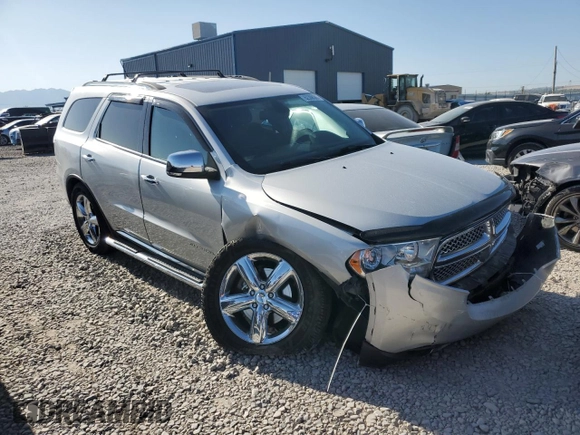 2013 Dodge Durango Citadel with VIN 1C4SDJET2DC602487, listed as a Copart auction lot 62308385 with 124,034 mi miles and Salvage title. Bid and sale history available at DreamBid. Image 4.