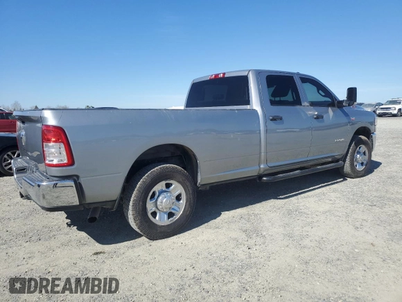 2022 Ram 2500 Tradesman with VIN 3C6UR4HJ0NG138627, listed as a Copart auction lot 47321115 with 80,042 mi miles and Salvage title. Bid and sale history available at DreamBid. Image 3.