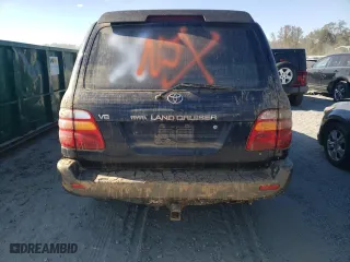 2002 Toyota Land Cruiser with VIN JTEHT05J122021423, listed as a Copart auction lot 75127634 with 0 mi miles and Non Repairable. Bid and sale history available at carsss.com. Image 6.