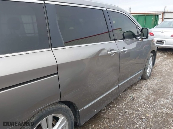 2012 Nissan Quest SL with VIN JN8AE2KP5C9045466, listed as a IAAI auction lot 41740388 with 157,223 mi miles. Bid and sale history available at carsss.com. Image 6.