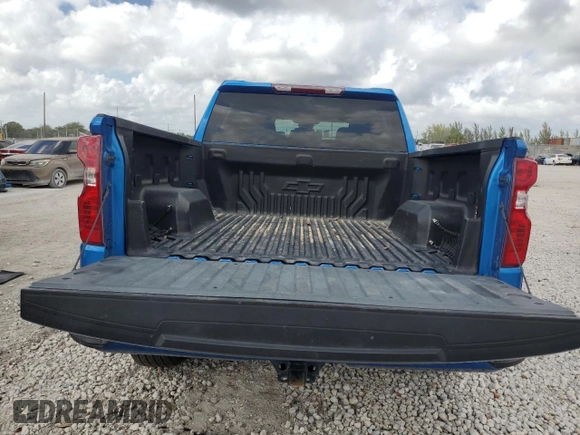 2022 Chevrolet Silverado 1500 Custom with VIN 3GCPABEK9NG580451, listed as a Copart auction lot 51676165 with 60,998 mi miles and Salvage Title. Bid and sale history available at DreamBid. Image 6.