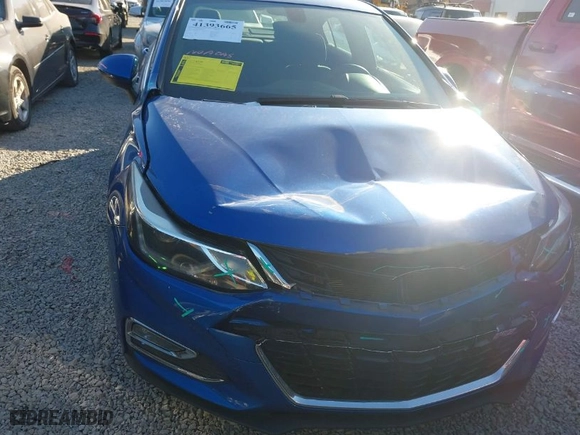 2017 Chevrolet Cruze LT with VIN 1G1BE5SM5H7276404, listed as a IAAI auction lot 41393665 with 75,604 mi miles. Bid and sale history available at carsss.com. Image 12.