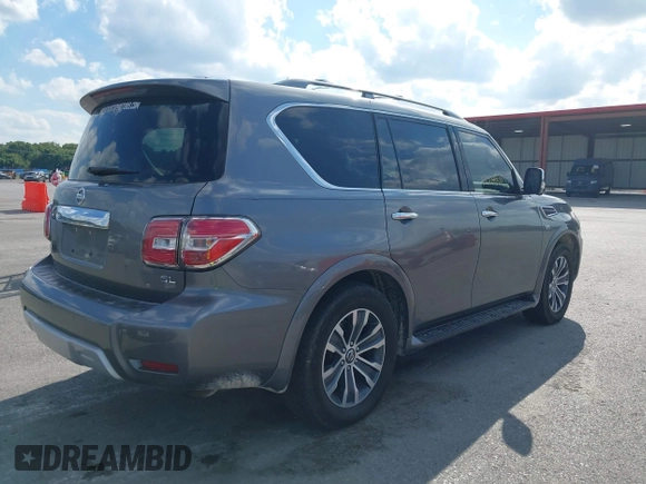 2018 Nissan Armada SL with VIN JN8AY2NC5J9557774, listed as a IAAI auction lot 40205321 with 100,123 mi miles and . Bid and sale history available at DreamBid. Image 4.