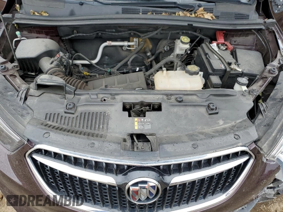 2017 Buick Encore Preferred with VIN KL4CJASB6HB216783, listed as a Copart auction lot 50818625 with 117,366 mi miles and Salvage title. Bid and sale history available at DreamBid. Image 12.