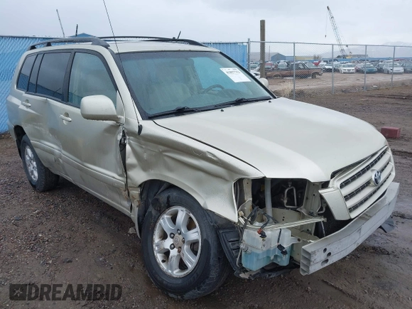 2003 Toyota Highlander z VIN JTEHF21A930120092, wystawiony jako IAAI lot #41857752 z przebiegiem 229 609 mil mil oraz . Historia ofert i sprzedaży dostępna na DreamBid. Obrazek 1.