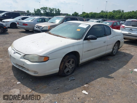 2001 Chevrolet Monte Carlo LS с VIN 2G1WW12E819357014, выставлен на аукционе IAAI как лот 42401560 с пробегом 162 485 миль миль и . История ставок и продаж доступна на DreamBid. Изображение 2.