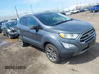 2019 Ford EcoSport Titanium with VIN MAJ6S3KLXKC271197, listed as a IAAI auction lot 42093623 with 79,199 mi miles and . Bid and sale history available at DreamBid. Image 1.