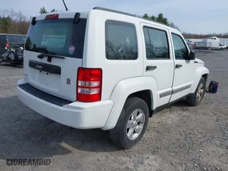 2012 Jeep Liberty Sport with VIN 1C4PJMAK3CW144405, listed as a IAAI auction lot 42083288 with 181,895 mi miles. Bid and sale history available at carsss.com. Image 4.