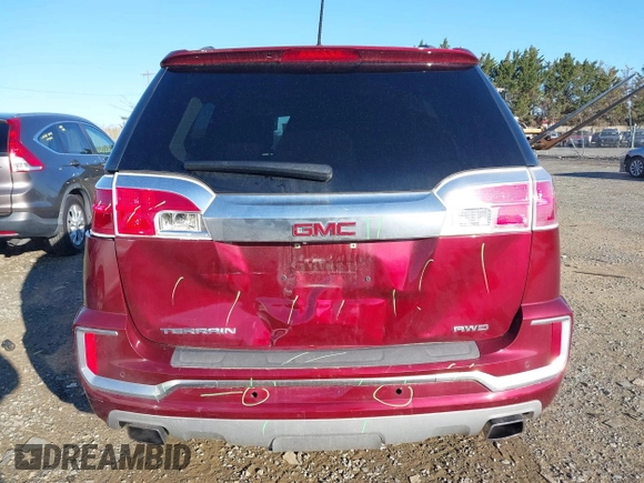 2016 GMC Terrain Denali z VIN 2GKFLVE33G6145329, wystawiony jako IAAI lot #41848576 z przebiegiem 143 379 mil mil oraz . Historia ofert i sprzedaży dostępna na DreamBid. Obrazek 16.