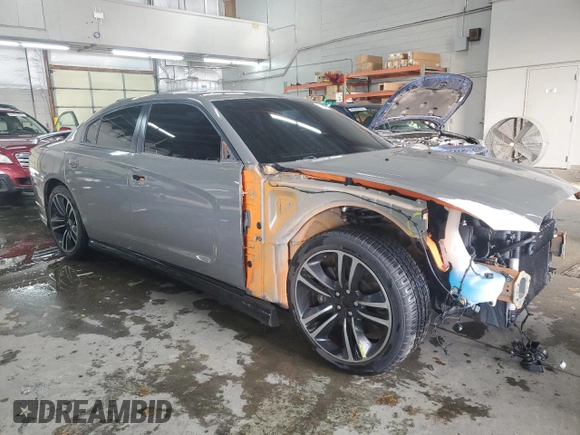 2014 Dodge Charger SRT8 Super Bee with VIN 2C3CDXGJ6EH213972, listed as a Copart auction lot 83898224 with 49,535 mi miles and Salvage Title. Bid and sale history available at carsss.com. Image 4.