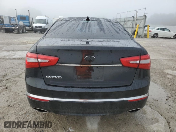 2016 Kia Cadenza Premium with VIN KNALN4D71G5221534, listed as a Copart auction lot 57098144 with 77,783 mi miles and Salvage Title. Bid and sale history available at carsss.com. Image 6.